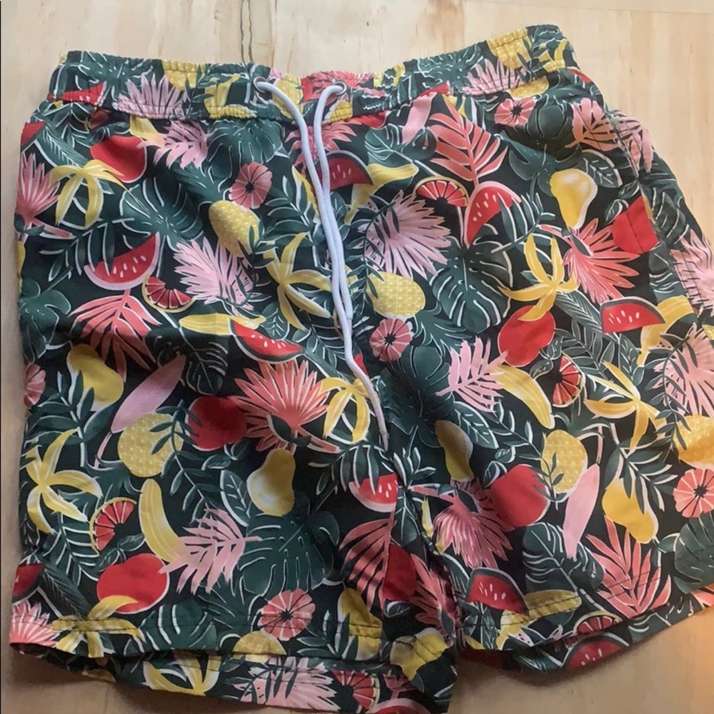 Swim shorts.